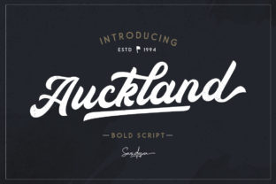 Auckland Script: A Bold Typeface for Impactful Design