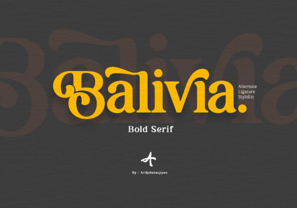 Balivia: A Bold Serif Font for Elegant Design Projects