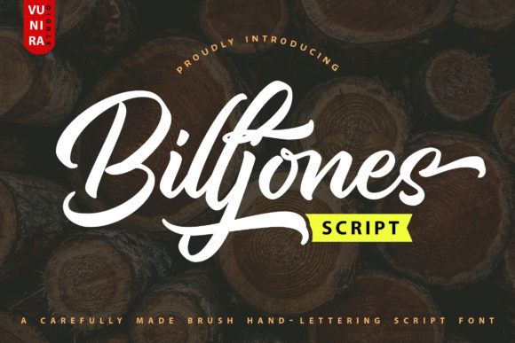 Billjones Brush Hand-Lettering Script: Creative Font Guide