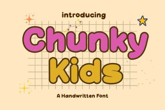 Chunky Kids: The Playful Typeface for Bold Designs
