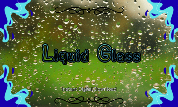 Create Rainy Day Aesthetics with Liquid Glass Font