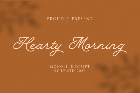 Hearty Morning: A Handcrafted Font for Bold, Expressive Design