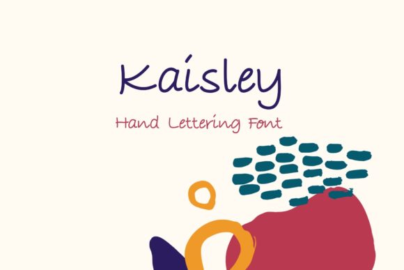 Kaisley: A Handwritten Font for Authentic Designs