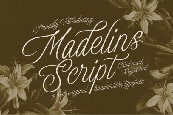 Madelins Script: A Touch of Elegant Handwritten Charm