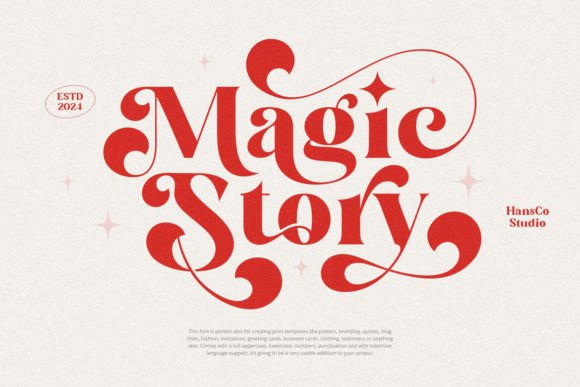 Magic Story: A Retro Casual Font with Modern Charm