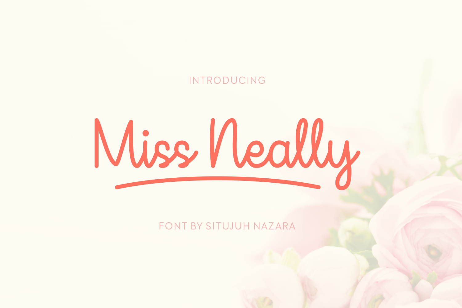 Miss Neally: Smooth & Elegant Monoline Script