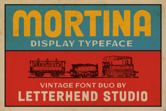 Mortina: A Vintage Sans Serif Font Duo for Timeless Design