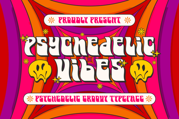 Psychedelic Vibes: A Groovy Display Typeface