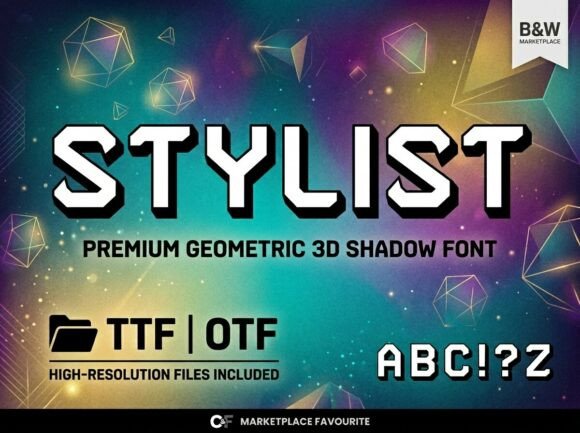 Stylist: Command Attention with Architectural 3D Typography