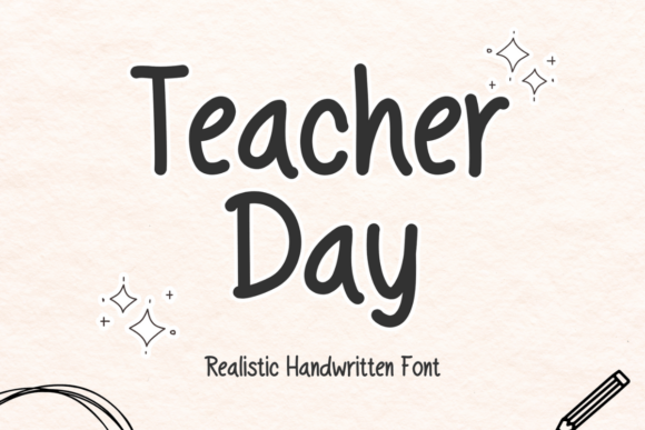 Teacher Day Font: Add Handwritten Charm to Your Projects